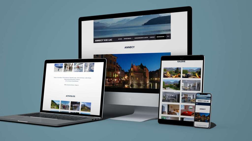 Création d'un site web immobilier - Annecy vue lac